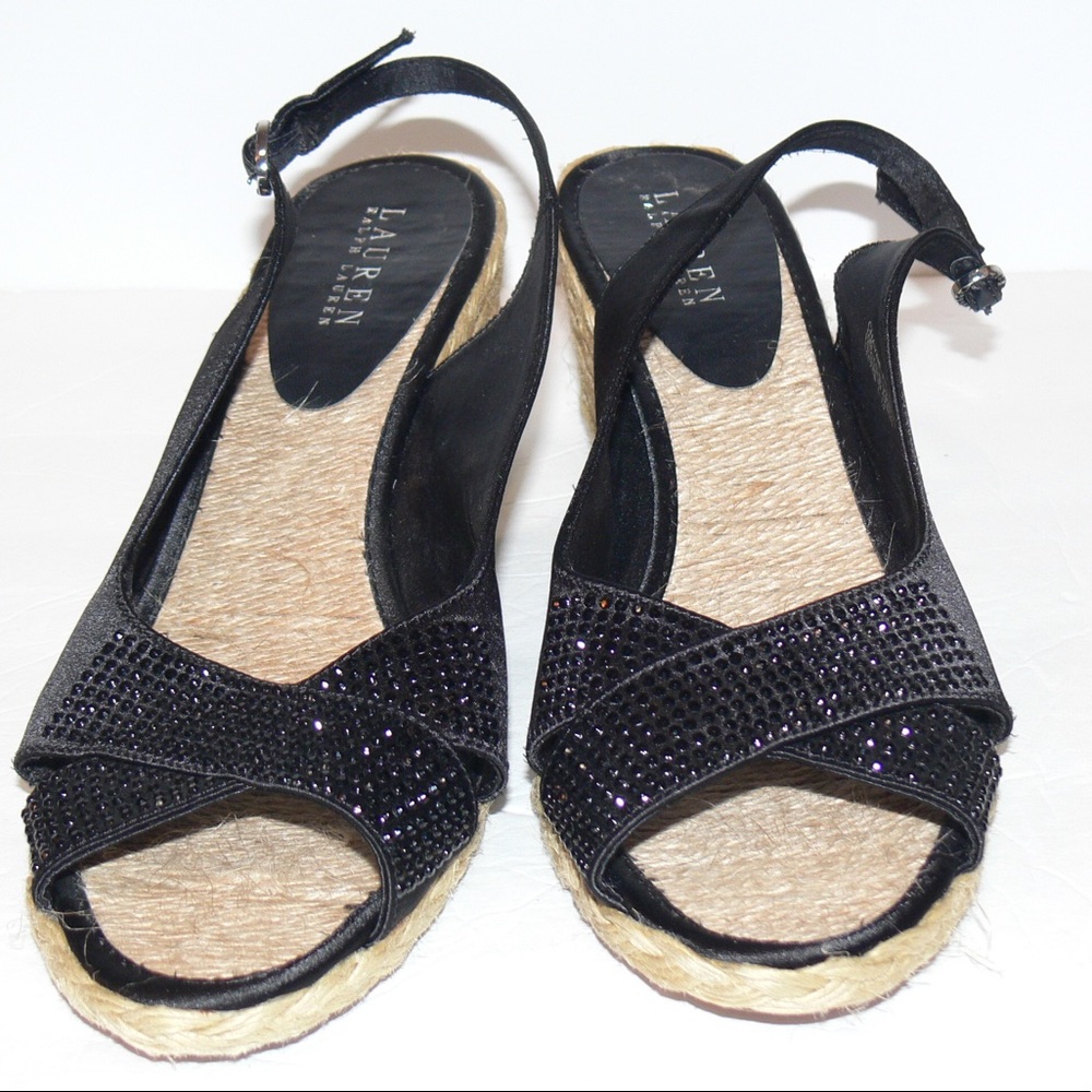 Ralph Lauren Black Wedge